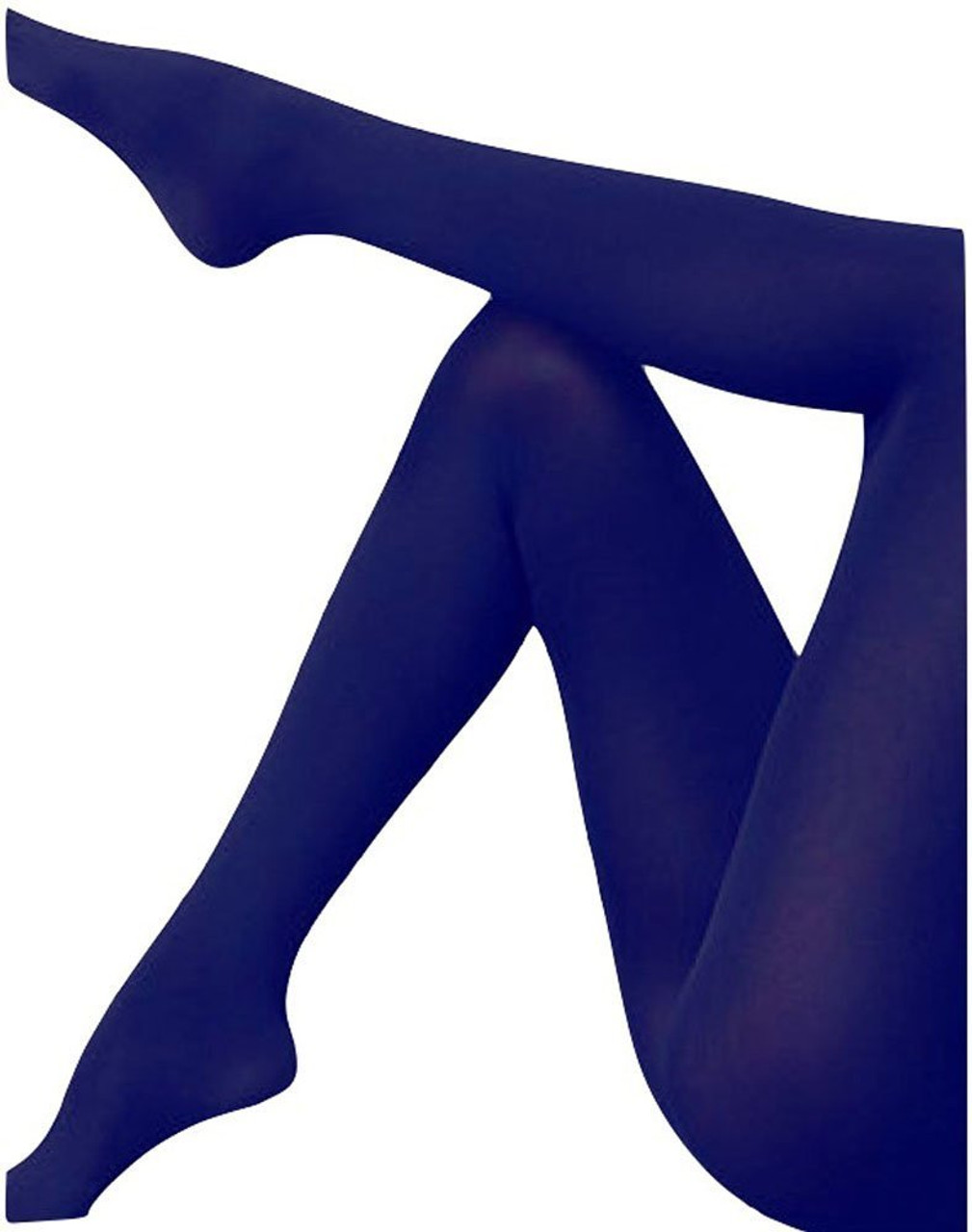 Super Control Top Navy Blue Opaque Pantyhose Tights 12 PACK