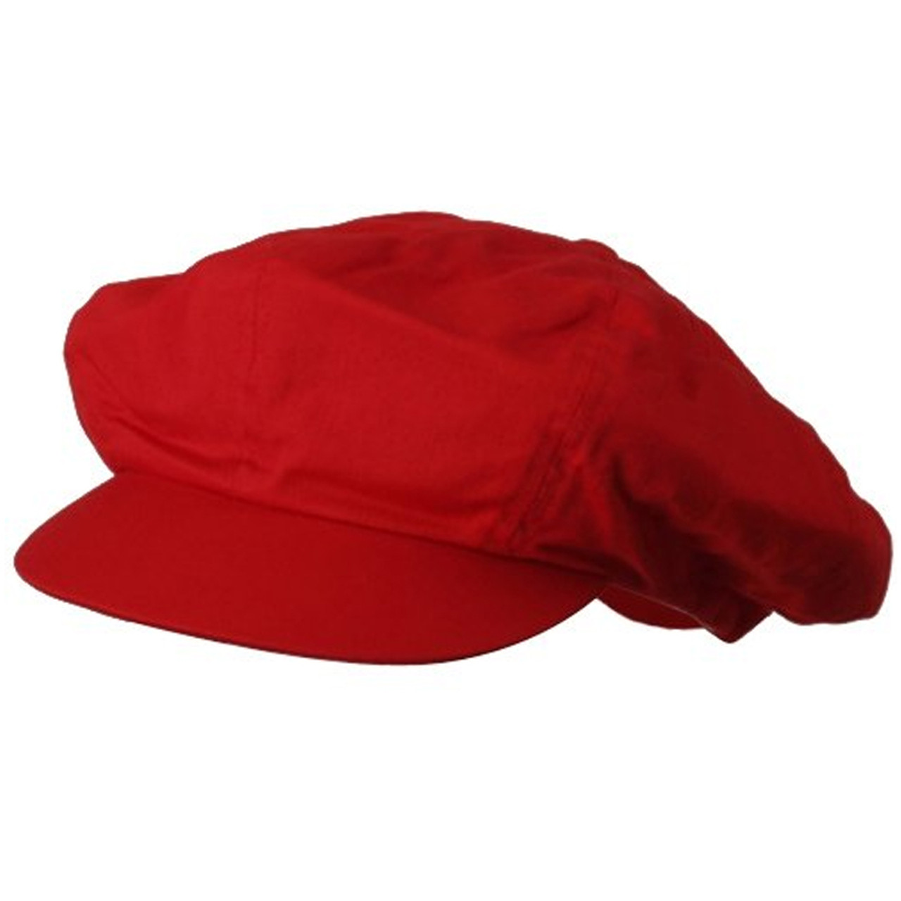 Red newsboy cap clearance