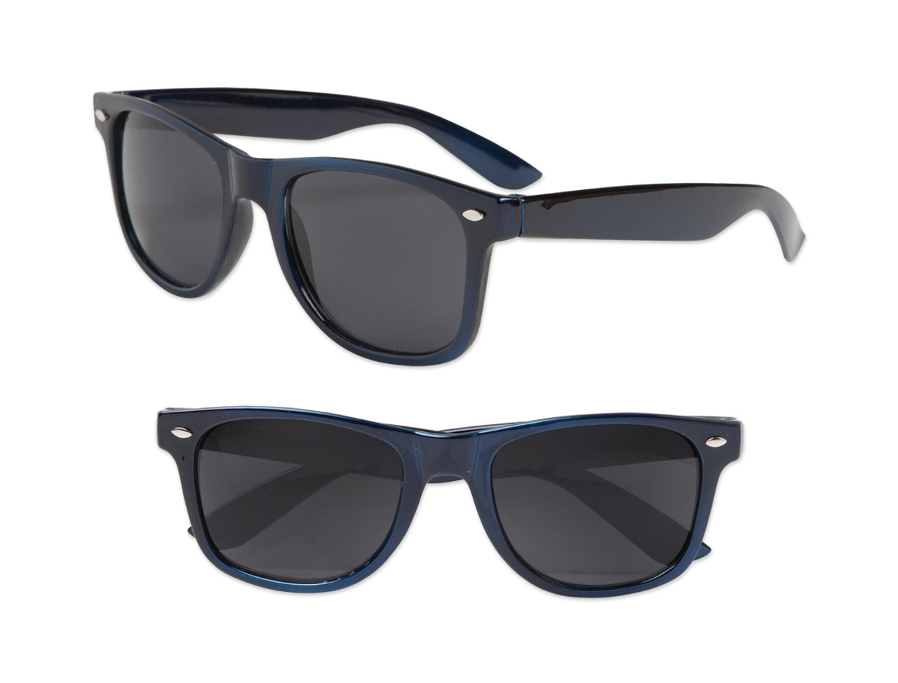 navy blue wayfarer sunglasses