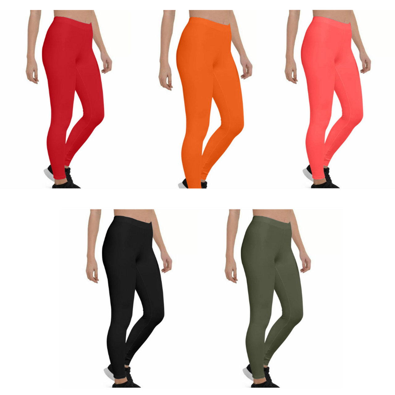 Custom Ladies Leggings - Medium | Design & Preview Online | YouCustomizeIt