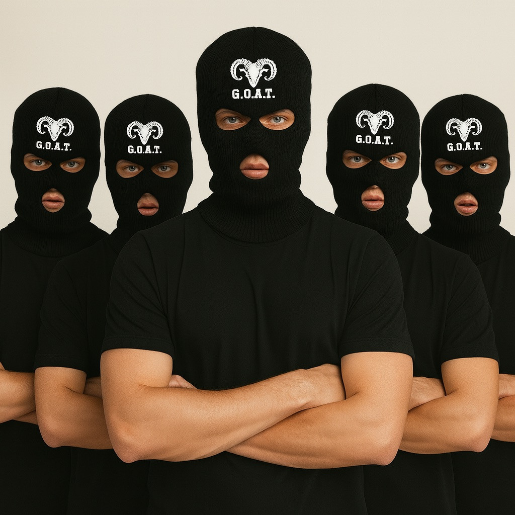 Ski Face Mask, Personalized Ski Mask, Three Hole Hat Slang Mask