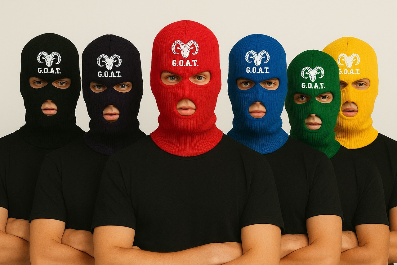 Ski Face Mask, Personalized Ski Mask, Three Hole Hat Slang Mask