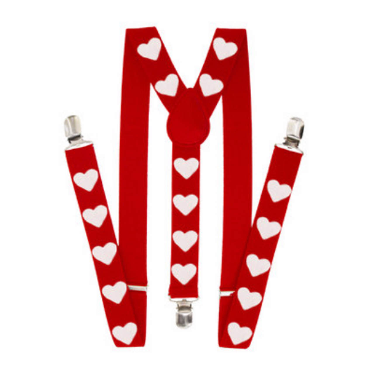 3/4 or 1 Heart Suspender Clips