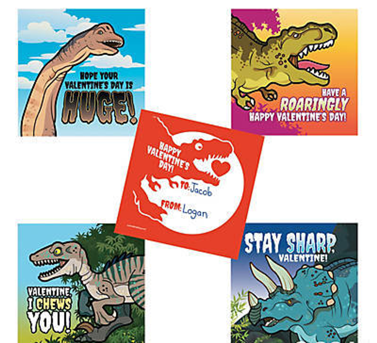 dinosaur valentines