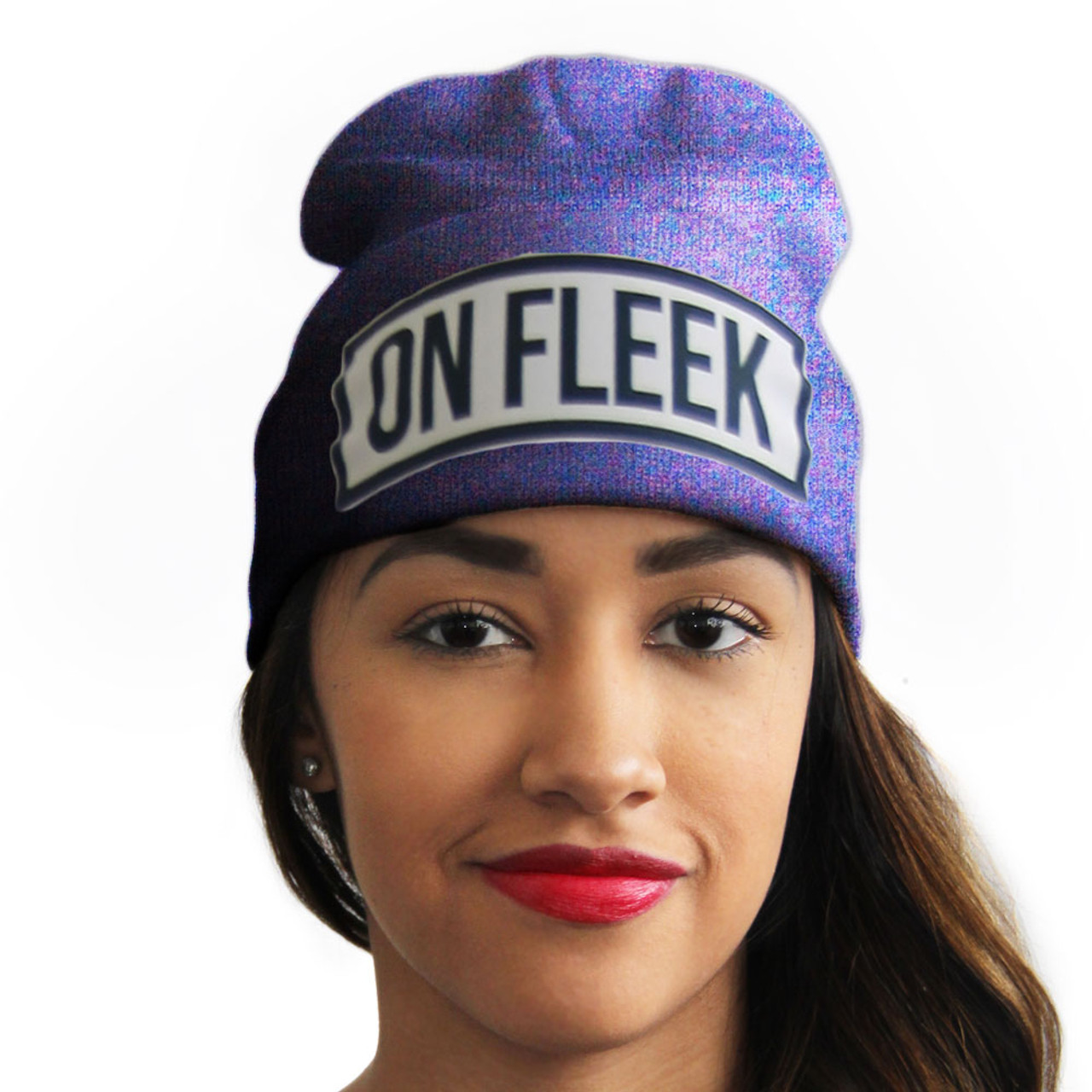 On Fleek Beanies | On Fleek Hats | Slang Beanies® Ribbed Comfort Knit Hats  10+ Colors 10622