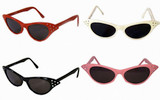 Red RockStar Elvis Style Sunglasses 1133