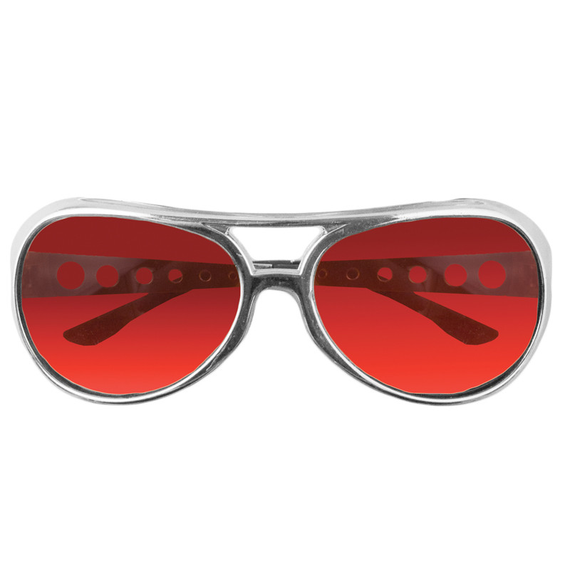 Red RockStar Elvis Style Sunglasses 1133