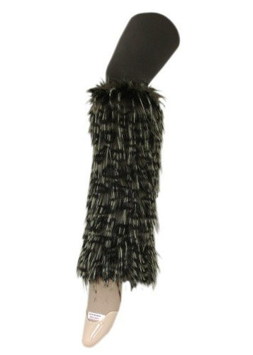 Black Furry Leg Warmers 6750 Private Island Party