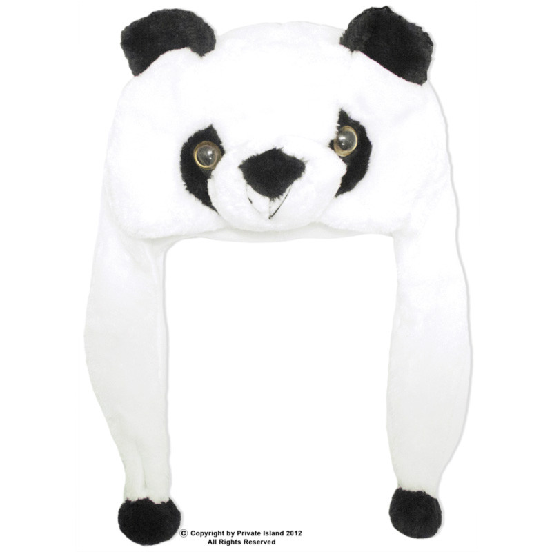 Long Panda Hat with Paws 5865 Private Island Party