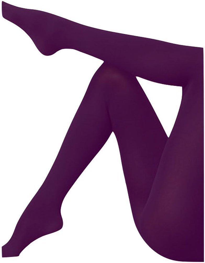 Super Control Top Opaque Red Tights 12 PACK