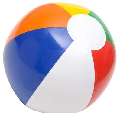 Beach Balls Bulk 12" Standard Size Colorful 9045 12 PACK