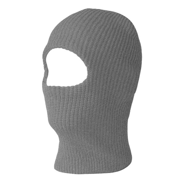 12 PACK Grey One Hole Knit Ski Mask 3068GY