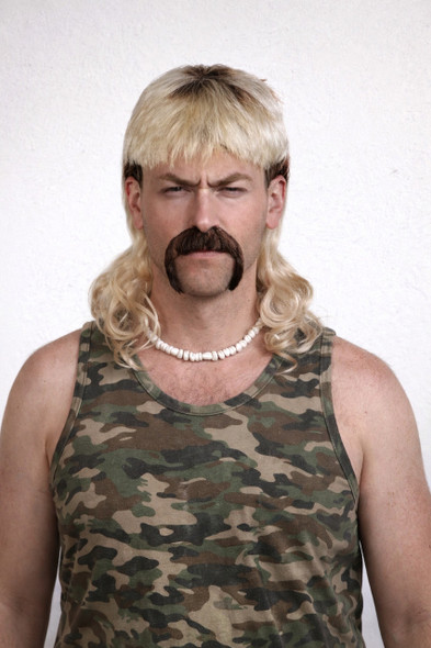 Blonde Mullet Wig 6041