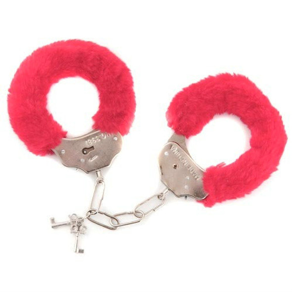 Bulk Wholesale Handcuffs | Mixed Color Furry Handcuffs  | 1803MIX 12 PACK