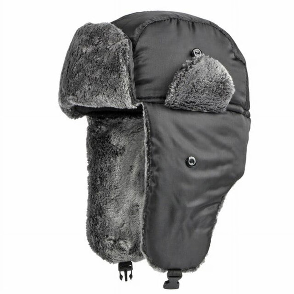 Trapper Hats Wholesale | Trapper Hats Bulk | Black 5835BL 22.5" Standard Adjustable Strap