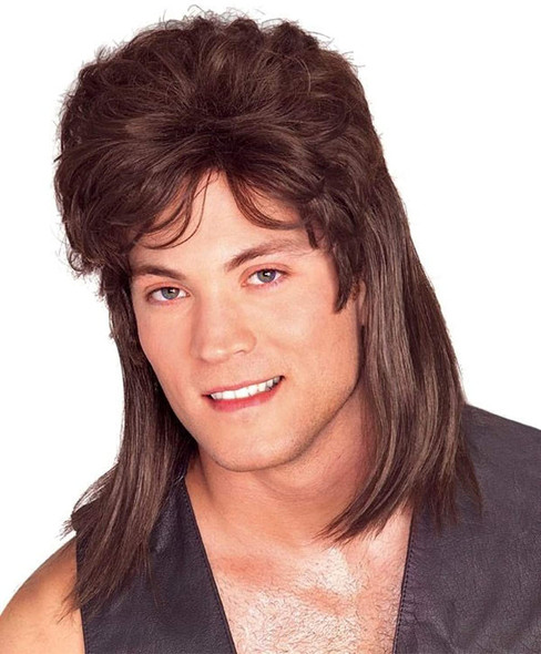 Brown Mullet Wig 6041