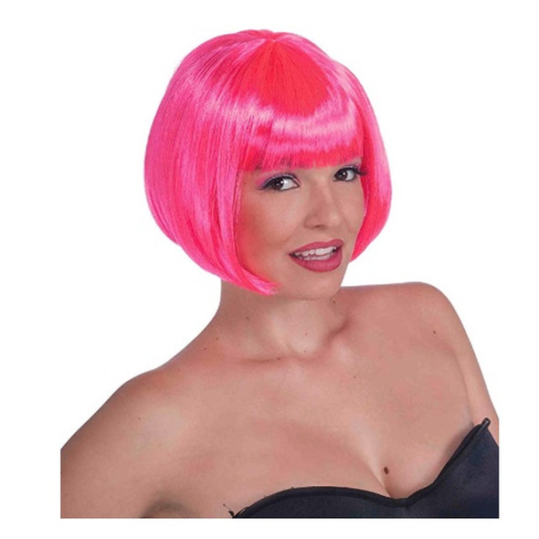Pink Bob Wig Bulk Supermodel Costume Wig 6045