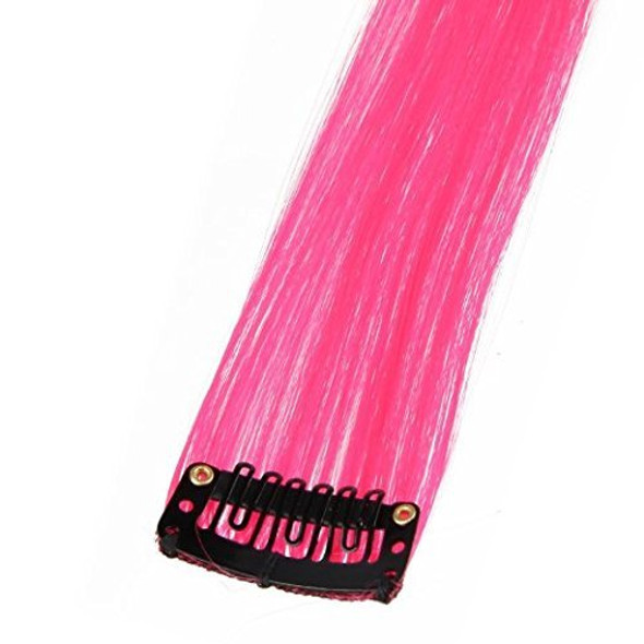 Hot Pink Hair Extensions 6154