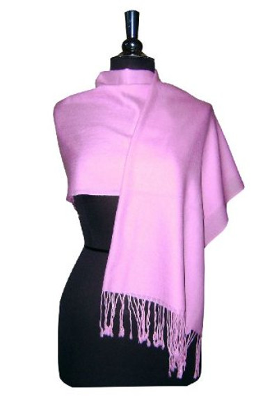 Light Purple Pashmina Shawl  12 PACK 100% Fine Wool Mix 2123