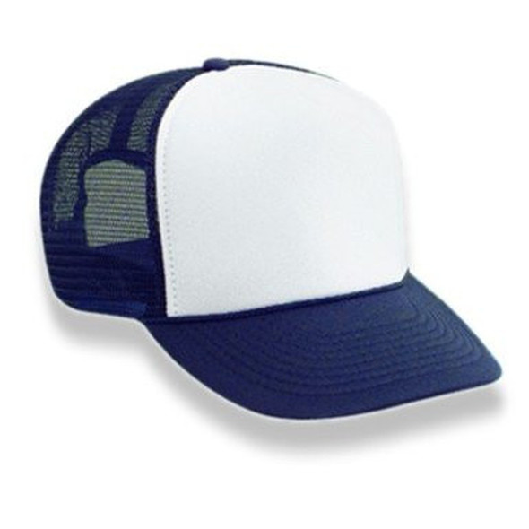 Navy Blue Trucker Caps | White Front 1453