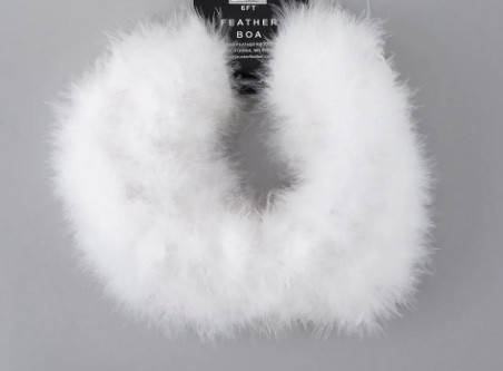 White Feather Boa 16 PACK 2032