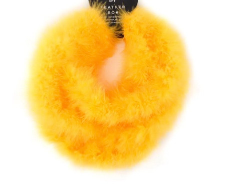 Golden Yellow Feather Boa 16 PACK 2037