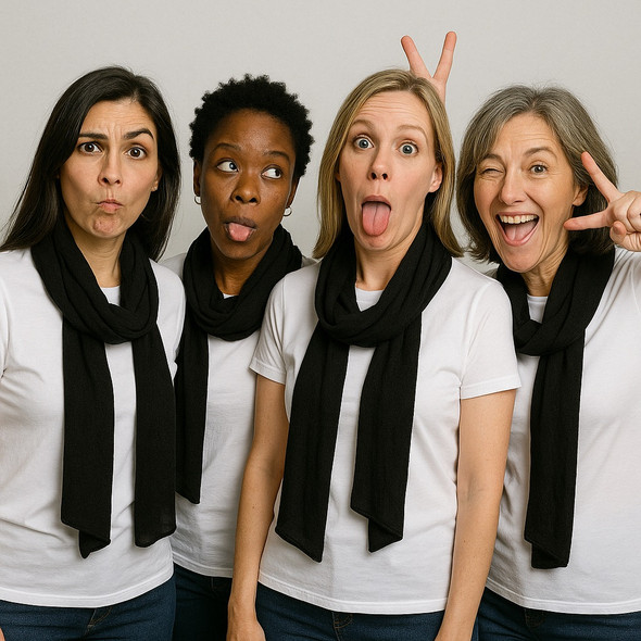 Black Long Sheer Chiffon Scarf  21" x 60" 12 PACK  2129