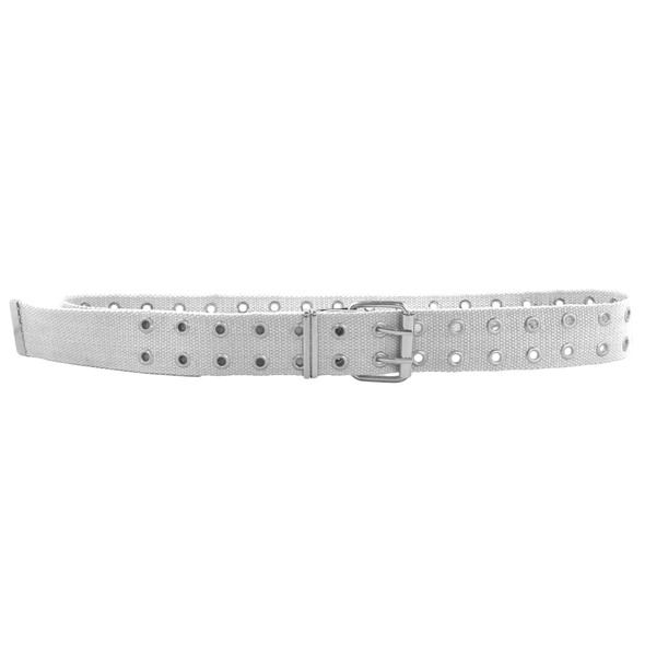 12 PACK White Canvas Two Hole Grommet Belts Mix Sizes 2280A 12 PACK White Canvas Two Hole Grommet Belts Mix Sizes 2280A