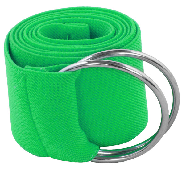 Green Stretch D-Ring Belt 2699