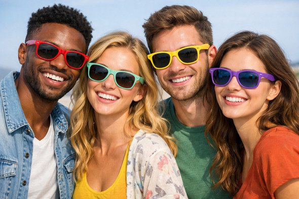 Iconic 80's Sunglasses Bulk | Wholesale 80's Sunglasses | Mix Adult Size 1050