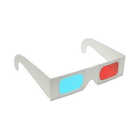 3D Cardboard Glasses - Red/Cyan Anaglyph  1172