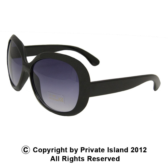 Black Jackie Oversized Sunglasses 12 PACK 1138