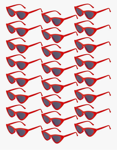 Red Cat Eye Glasses Bulk |  Red Cat Eye Glasses Wholesale | 1190