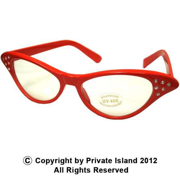 Red Cat Eye Glasses |  Red Cat Eye Glasses Wholesale | 1190