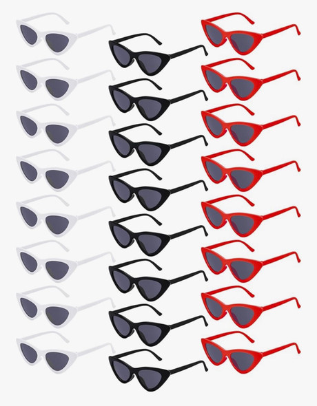 Cat Eye Glasses Wholesale | Adult SIZE Cat Eye Glasses Bulk |  Mix Colors 7080POL