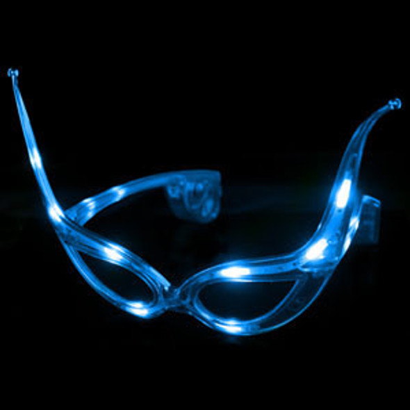 Blue Rave LED Cat Eye Sunglasses 7108