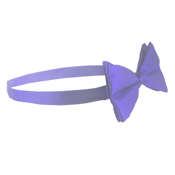 Satin Bow Tie Purple Men's  6832