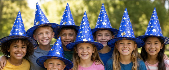 Wizard Hat Blue 22" Standard 1436