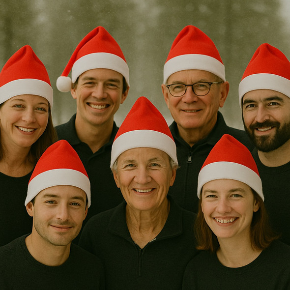 Adult Classic Santa Hats Bulk Red 12 PACK 22.5" Standard Adult SIze 1512D