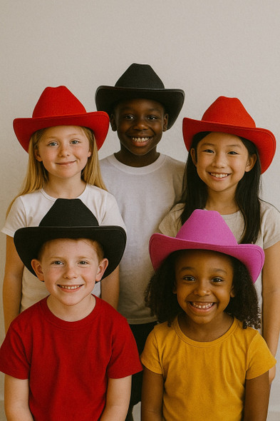 Black Child Cowboy Hat 1572