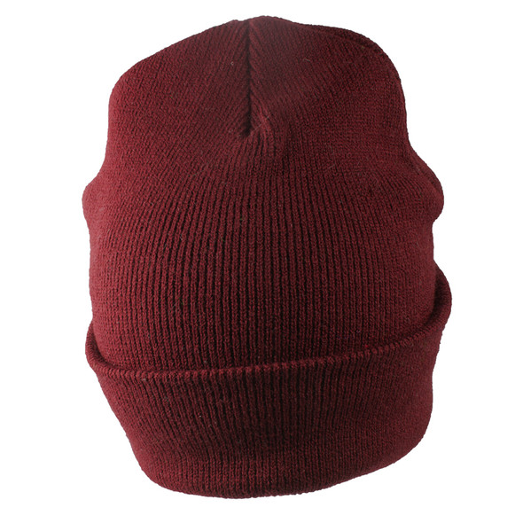 Long Beanie Hat Burgundy 5754