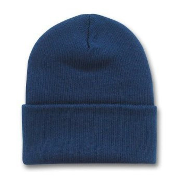 Long Beanie Hat Navy Blue 5758