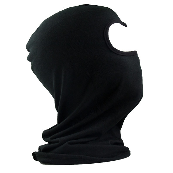 Ninja Mask Black One Hole Ski Mask Poly/Cotton 12 PACK 3052