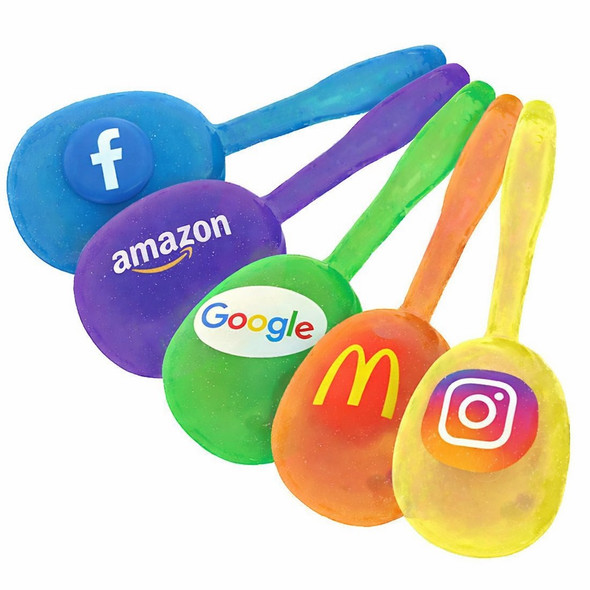 Childrens Maracas | Child Maracas | Glitter Mix Colors Printable 5" 1886 12 PACK