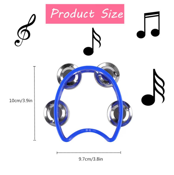 Bulk Tambourines | Wholesale Tamborines |  Standard Size 1889