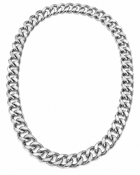 Silver Jumbo Rapper Chain 21” Jumbo Link Size 6547