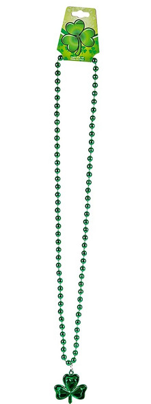 St Patricks Deluxe Lucky Shamrock Pendant Necklace 6569