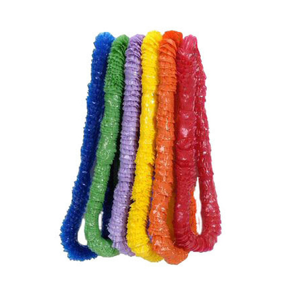 12 PACK Plain Leis Mix Colors 1824