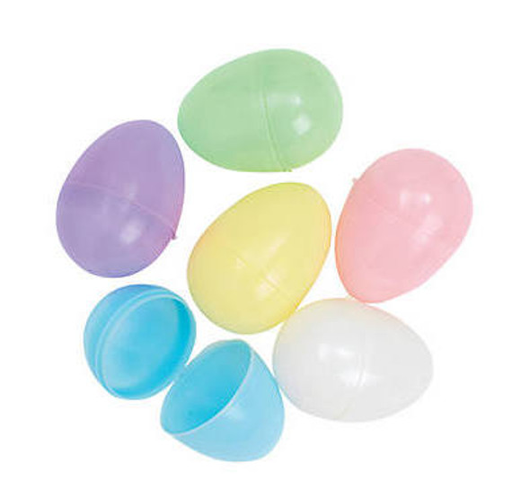 Bulk 60 PCS Pastel Spring Easter Eggs 1863