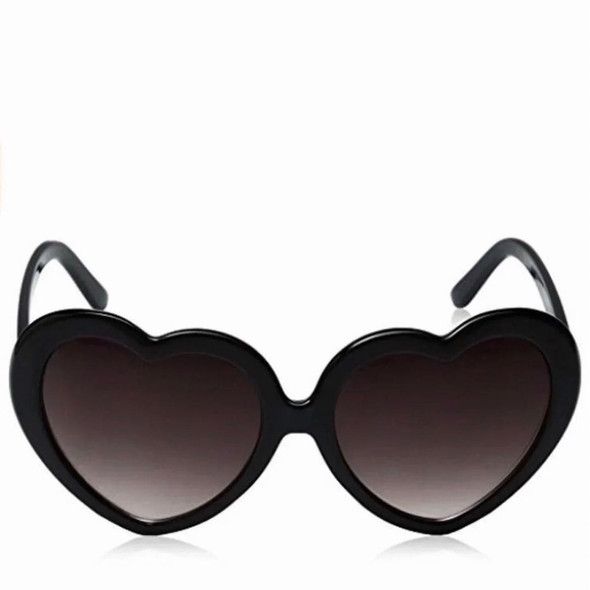 Black Lolita Heart Shape Sunglasses Adult 100% UV Superior Quality 1011